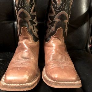 Justin Bent Rail Square Toe Boots